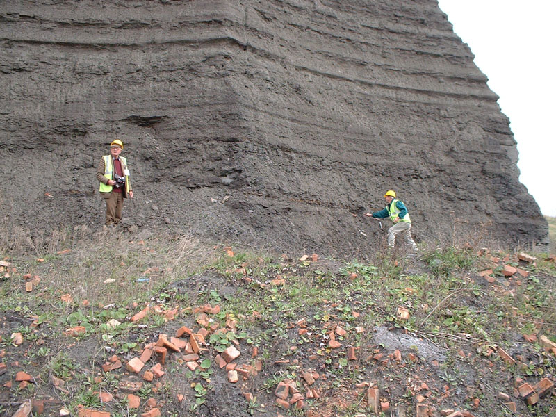 Before the start of the excavation